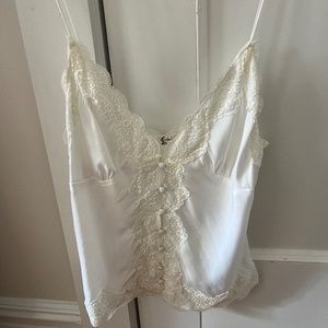 Lace and Silk Free People Tank